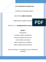 Reporte 3 de Quimica Organica