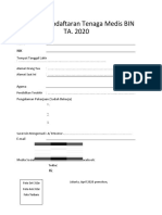 FORMULIR PENDAFTARAN CALON TENAGA MEDIS BIN (1)