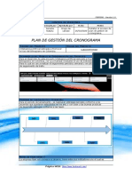 FGPR - 030 - 01 - Plan de Gestión Del Cronograma