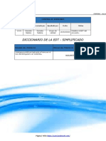 FGPR - 020 - 05 - Diccionario de La EDT - Simplificado