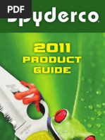 Download 2011 Spyderco Product Guide by Wayne Adamson SN46264201 doc pdf