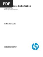 HP Operations Orchestration: Installation Guide