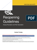 KRPA Reopening Guidelines for COVID-19