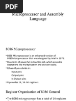 Microprocessor and Assembly Language Lecture 1