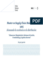 Almacenes - Manipulacion, Sistemas de Gestion Crossdocking y Logistica Inversa