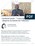 Cardinal Sarah  “Cette épidémie disperse la fumée de l’illusion”  Valeurs actuelles.pdf