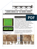 Documentation: (Above) 3D Laser Scan Images and (Below) Condition Assesment Drawings of Chausath Khamba
