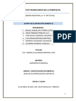 Tema 3 - Analisis de Depreciacion e Impuesto