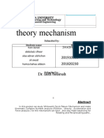 PHILADELPHIA UNIVERSITY MECHANISM THEORY