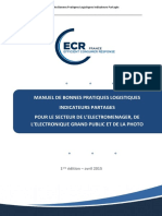 Manuel de Bonnes Pratiques Logistiques Indicateurs Partages - Electro - Mai 2015