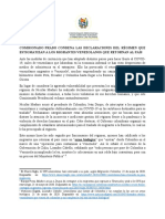 Comunicado de Estigmatización Contra Los Retornados