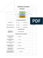 Formulario de Mecánica de Suelos