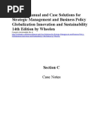 Solution-Manual-and-Case-Solutions-for-Strategic-Management-and-Business-Policy-Globalization-Innovation-and-Sustainability-14th-Edition-by-Wheelen