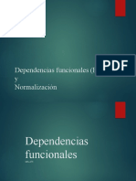 Las Dependencias Funcionales y La Normalizacion