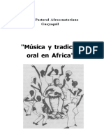 Musica y Tradicion Oral en Africa