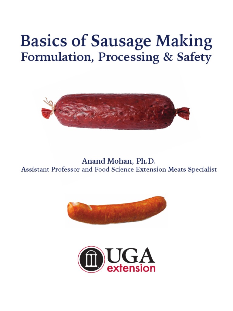 Basics of Sausage Making PDF Sausage Curing (Food Preservation)