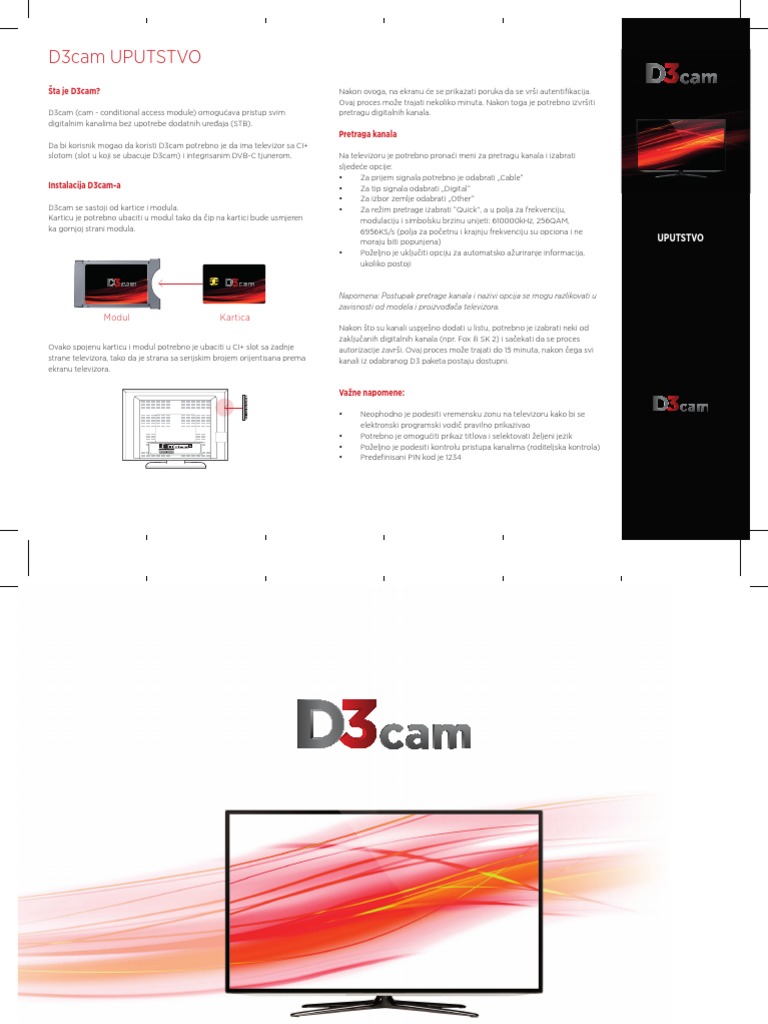 D3cam Kartica I Modul | PDF