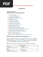 PASSIVE VOICE WORKSHEET Terminado