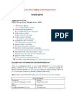 Passive forms worksheet