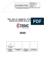 Plan para La Vigilancia, Prevención y Control de COVID-19 en El Trabajo - CISSAC RV01
