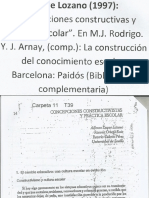 U3 33 Luque Lozano (1997) Concepciones Constructivistas y Práctica Escolar