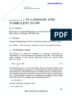 Helicity in Laminar and Turbulent Flow: H. K. Moffatt