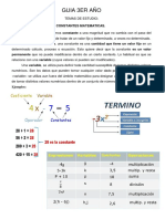 Guia 3er Año MATEMATICAS PDF realizada por el Prof. Jorge Castillo
