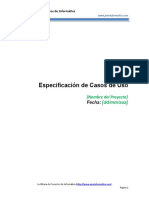 Plantilla de Casos de Uso