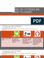 What kind of citizens we want to have