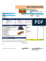 01 Pro Forma Invoice To Dadix Algiers PDF