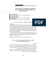 Experimental Investigation and Mathematical Modeling of Tensile Properties of Unsaturated Polyester Reinforced by Woven Glass Fibers