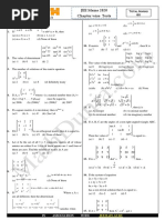 JEE Mains 2020 Chapter Wise Tests: C B A C B A X