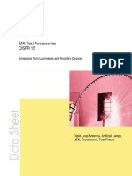 EMI Test Accessories Cispr 15: Emissions From Luminaries and Ancillary Devices