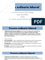 Proceso Ordinario Laboral