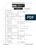 Stoichiometry-I Home Assignment-2