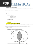 Guía de Unión e Intersección de Conjuntos | PDF
