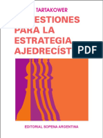 Sugestiones para La Estrategia Ajedrecística - Savielly Tartakower PDF