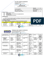 Session Plan (Morning-Afternoon) Week 5