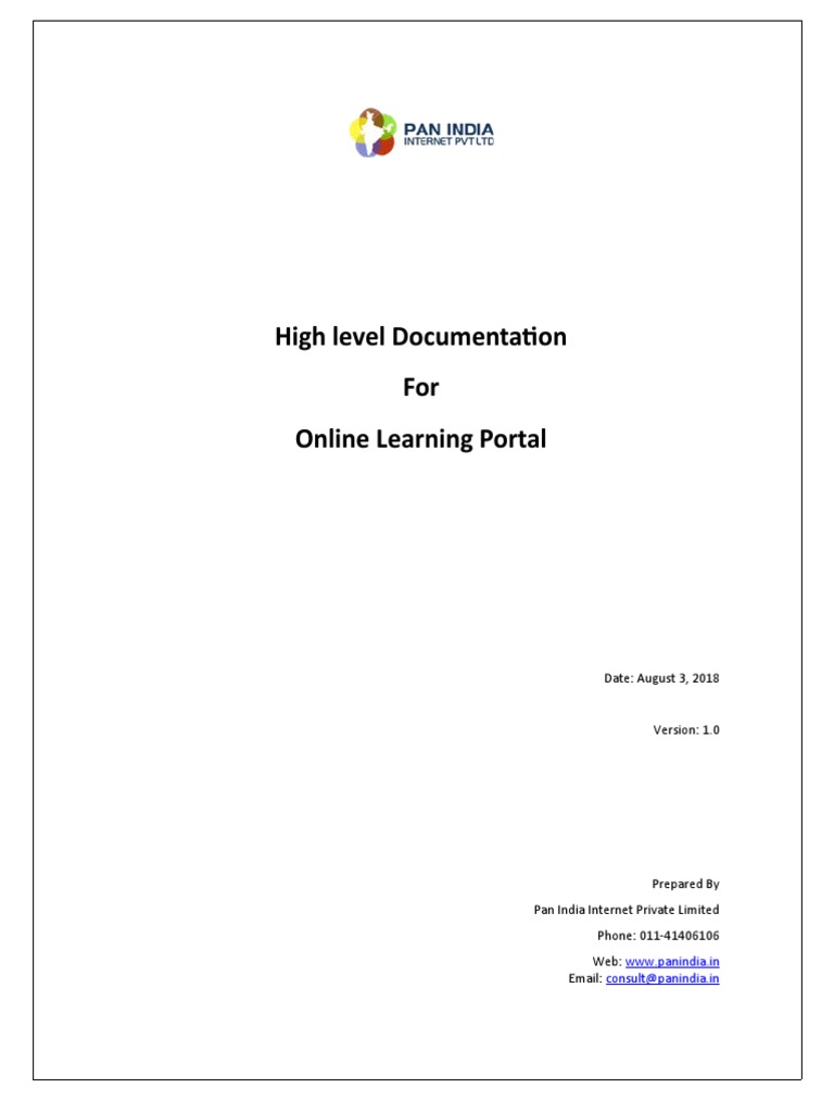 Online Learning Portal SRS Document | PDF | Password | Mobile App