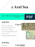 The Aral Sea: There Are Limits To Environmental Tolerance Which Affect Availability of Resources
