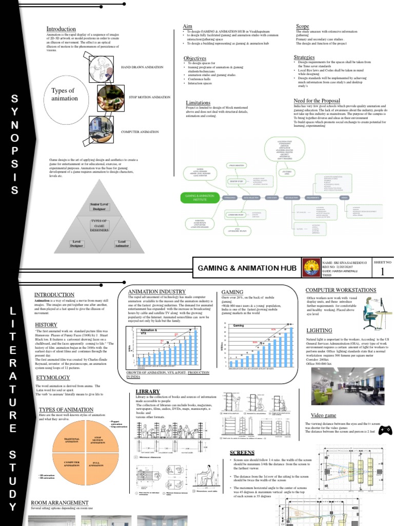 Designing a Gaming & Animation Hub | PDF | Animation | Design