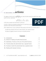 Partial Fractions