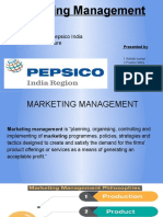 Topic: Marketing Mix Company's Name: Pepsico India Product Name: Kurkure