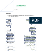 TALLER DE INGLES Continuación Mi Salud PDF