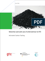 Selection and Safe Use of Alternatives To CTC: Activated Carbon Testing