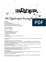 RC Quadcopter Racing Simulator: Features