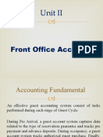 Unit II - Front Office Accounting