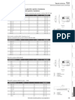 T21 - Dimensiunea Filetelor Pentru Presetupe