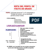 Propuesta Del Perfil de Proyecto de Grado