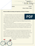 Power of Taxation PDF